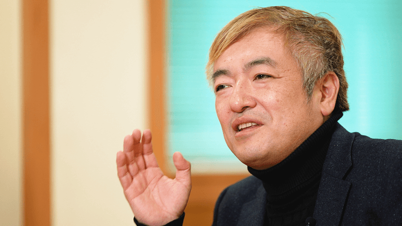 写真:自然環境について考えを語る三浦功達さん