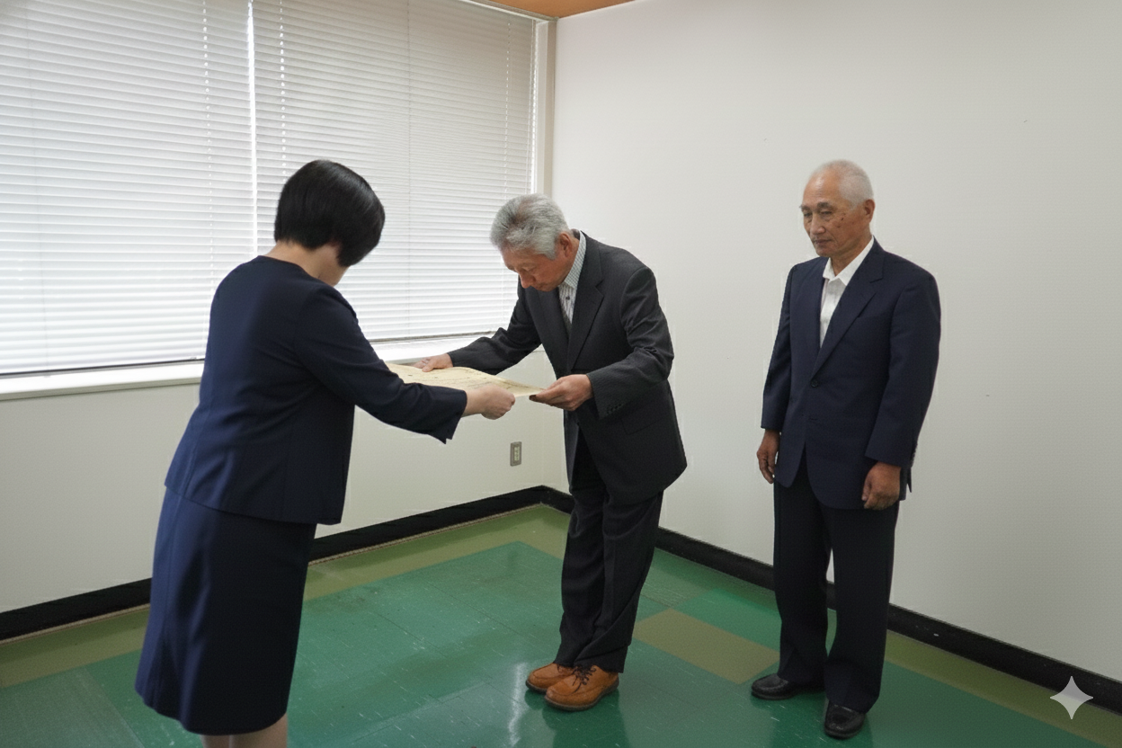 環境大臣表彰受賞の様子